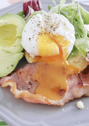 糖質オフ イングリッシュマフィン風 朝食-レシピのメイン写真