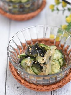 きゅうりとくらげの中華風酢の物【作り置き-レシピのメイン写真