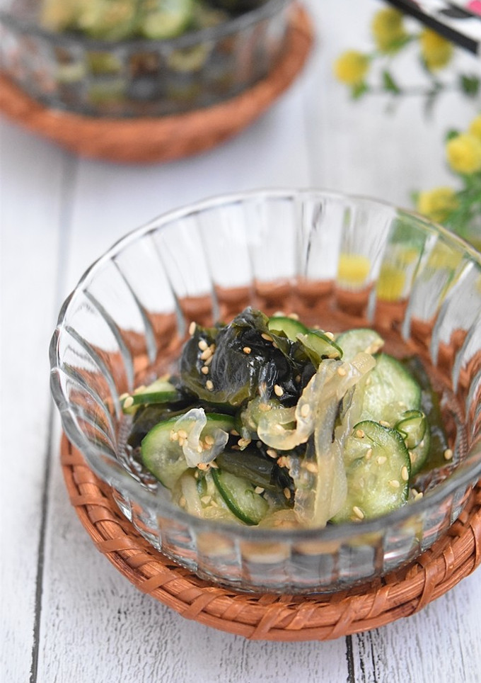 きゅうりとくらげの中華風酢の物【作り置き-レシピのメイン写真