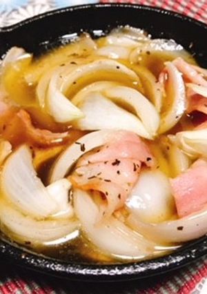 新玉ねぎのアヒージョ・アンチョビ風味-レシピのメイン写真