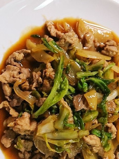 春キャベツの外葉でおいしい炒め物-レシピのメイン写真