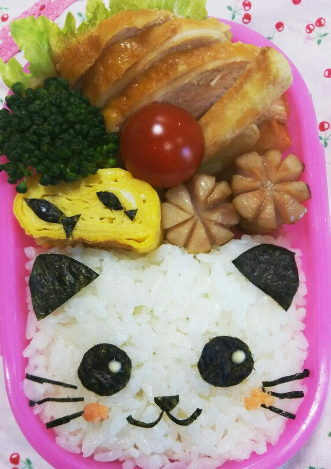 簡単♪ネコのり弁当-レシピのメイン写真