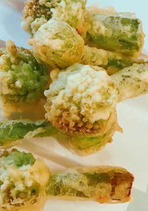 春☆今が旬！ネギ坊主の美味しい天ぷら-レシピのメイン写真