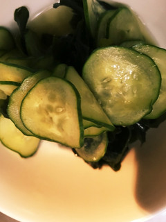 酸っぱすぎないキュウリとわかめの酢の物-レシピのメイン写真