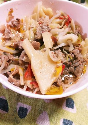 牛肉とお野菜炒め-レシピのメイン写真
