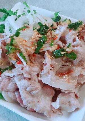 簡単！たっぷり玉ねぎの中華風冷豚しゃぶ-レシピのメイン写真