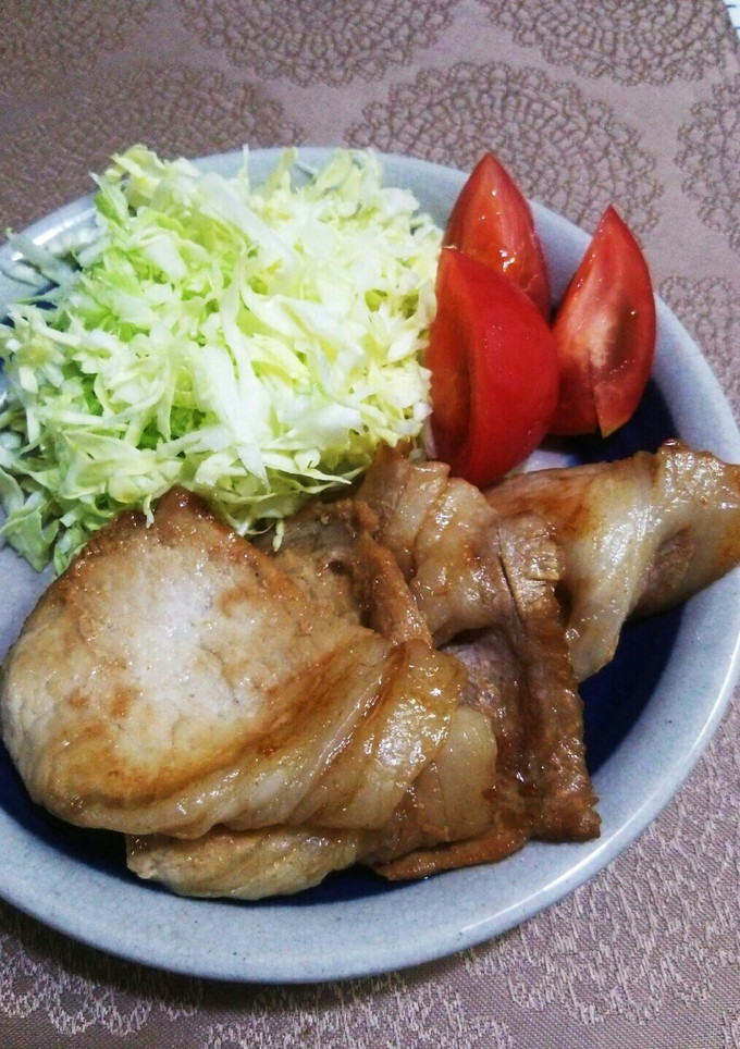 簡単美味☆豚ロースのしょうが焼き風-レシピのメイン写真