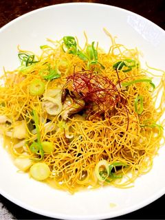 餡掛けW麺。焼きそば皿ウドン-レシピのメイン写真