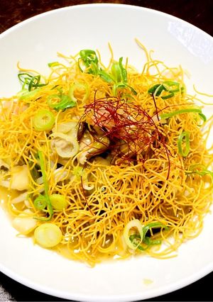 餡掛けW麺。焼きそば皿ウドン-レシピのメイン写真