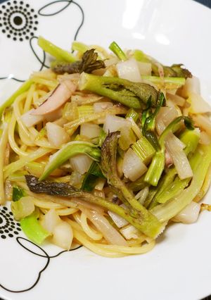 たらの芽のパスタ-レシピのメイン写真