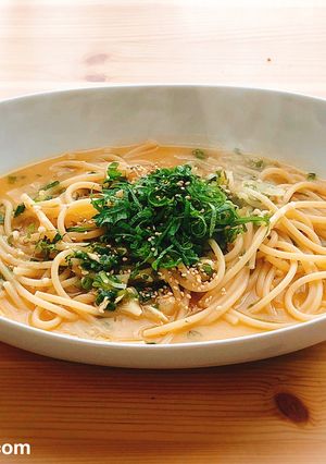 甘酒と味噌のW発酵和風スープパスタ-レシピのメイン写真