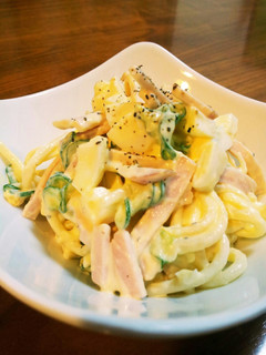 ヨーグルトin☆野菜たっぷりパスタサラダ-レシピのメイン写真