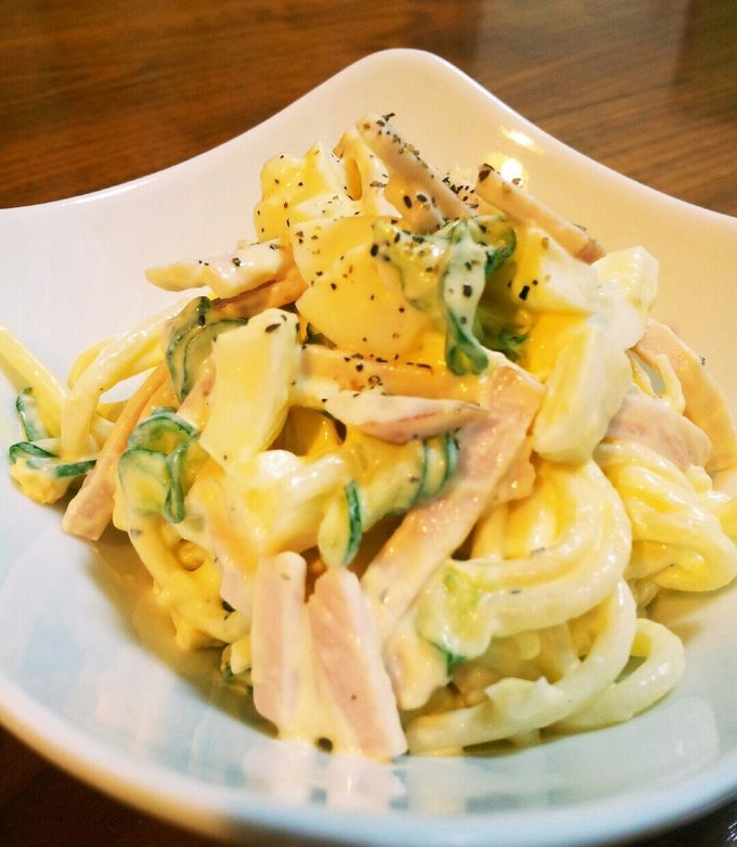 ヨーグルトin☆野菜たっぷりパスタサラダ-レシピのメイン写真