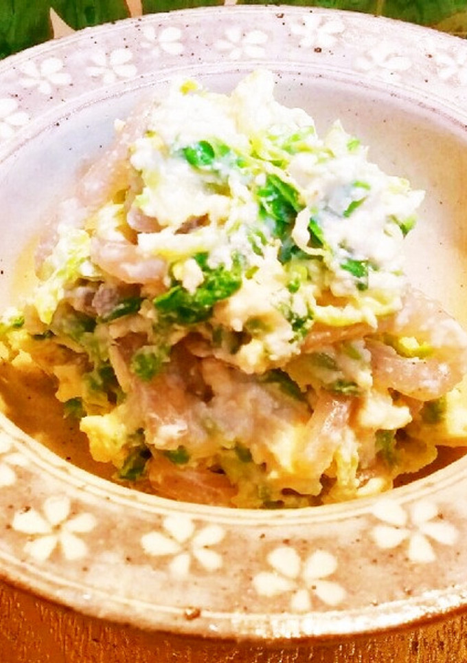旨味たっぷりキャベツの白和えღˇ◡ˇ♡-レシピのメイン写真