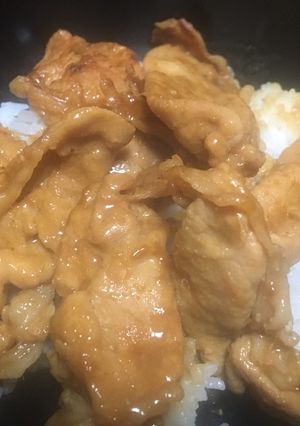 生姜焼き〜タレにしっかり味付けて丼に！-レシピのメイン写真
