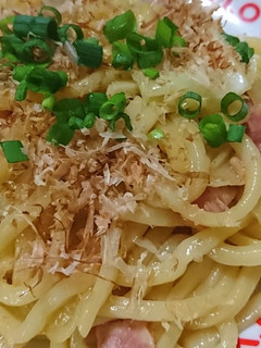 バター醤油焼きうどん^_-☆-レシピのメイン写真
