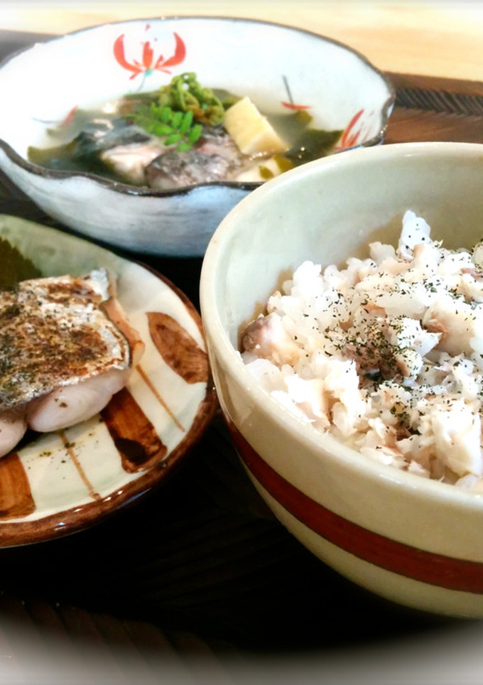 鰆の淡煮、鰆の酒蒸し木の芽塩焼き、鰆ご飯-レシピのメイン写真