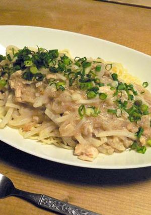 梅風味シャキシャキ大根みぞれパスタ-レシピのメイン写真