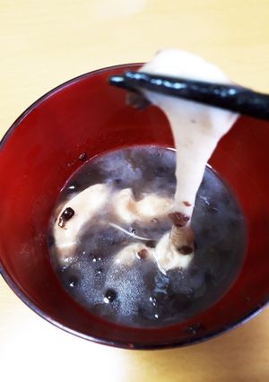 お餅のかわりに❗モッツァレラのぜんざい-レシピのメイン写真