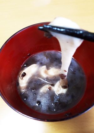 お餅のかわりに❗モッツァレラのぜんざい-レシピのメイン写真