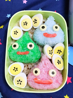 キャラ弁☆3色スライム-レシピのメイン写真