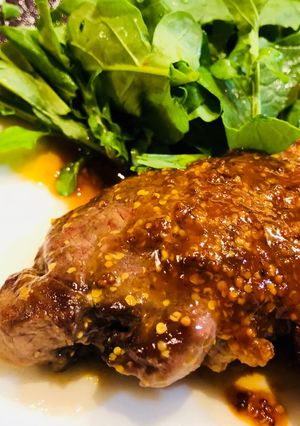 ヘルシーつまみ＊ラムのBBQステーキ-レシピのメイン写真