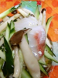 かんぱちとしめじのバルサミコ酢和え-レシピのメイン写真