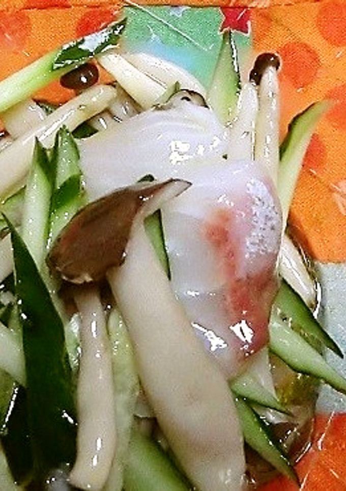 かんぱちとしめじのバルサミコ酢和え-レシピのメイン写真