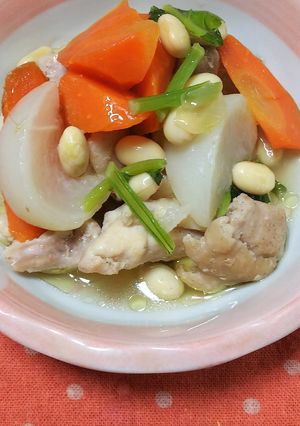 かぶと鶏肉のコンソメ煮-レシピのメイン写真