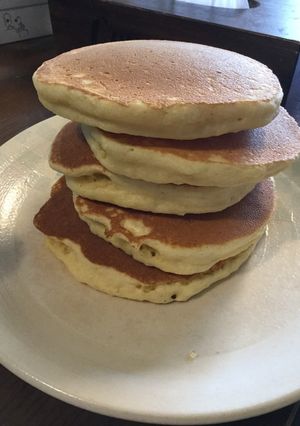 ふわふわ簡単！おから入りホットケーキ-レシピのメイン写真