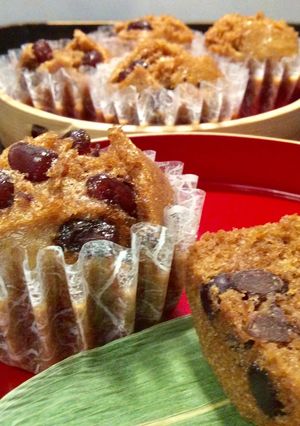 小豆入り黒糖蒸し饅頭-レシピのメイン写真