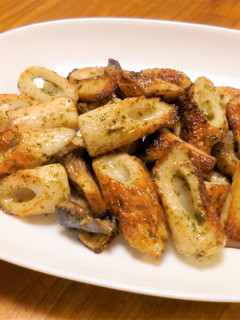簡単!ちくわとエリンギの青のりマヨ焼き-レシピのメイン写真
