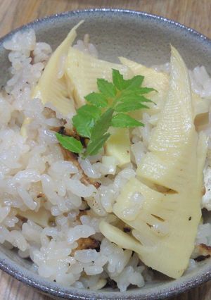 土鍋で炊く筍ごはん-レシピのメイン写真