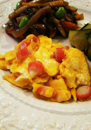 カニかま炒り玉子-レシピのメイン写真