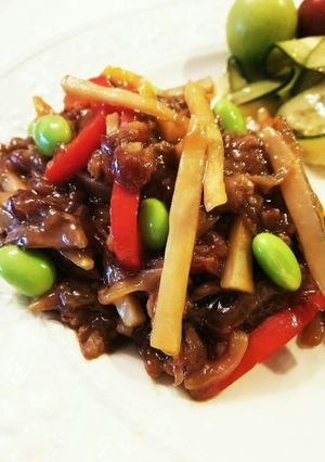 れんこん青椒肉絲-レシピのメイン写真