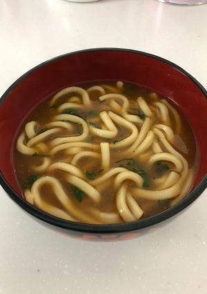 レンチンで和風カレーうどん-レシピのメイン写真