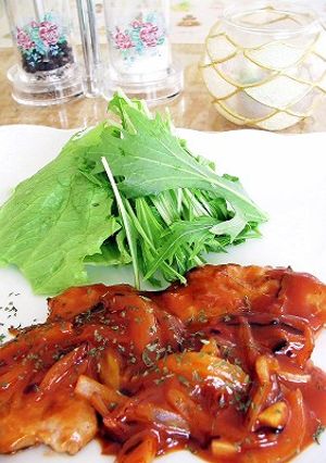 さっぱり柔らかポークチャップ-レシピのメイン写真