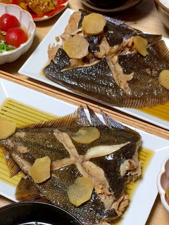 味濃い目黄金比❀染み染みカレイの煮付け-レシピのメイン写真