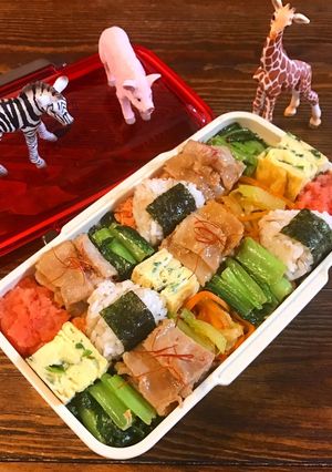 テンションUP♡いろいろモザイク弁当-レシピのメイン写真