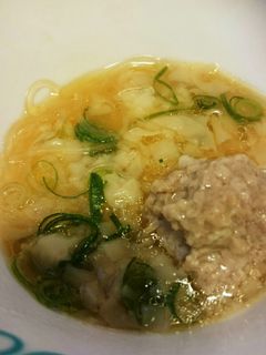 ギョーザタネが余ったら肉団子春雨スープ♡-レシピのメイン写真