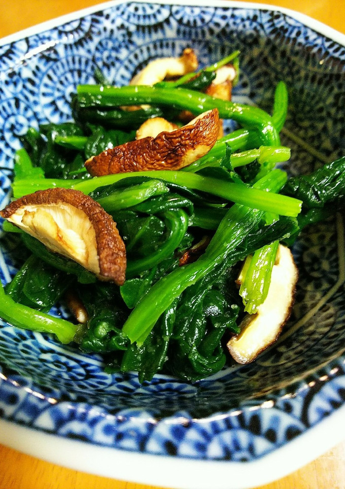 ほうれん草と椎茸のナムル-レシピのメイン写真