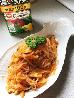 野菜ジュースで簡単白滝の煮物-レシピのメイン写真