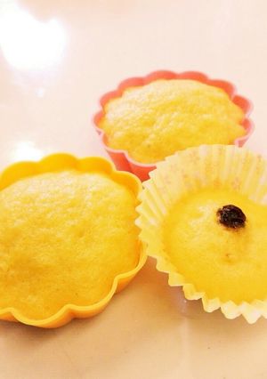マーラーカオ風！簡単たまご蒸しパン-レシピのメイン写真