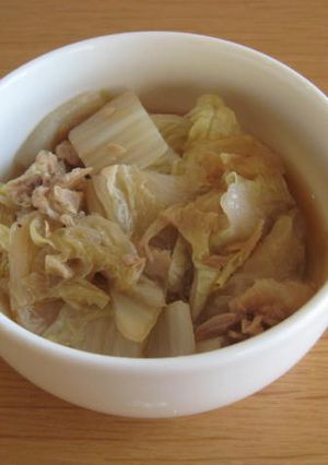 水なし簡単！白菜とツナの煮物-レシピのメイン写真