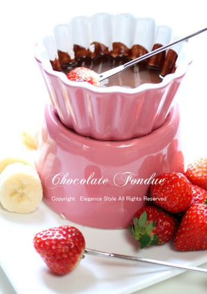 超簡単！「チョコレートフォンデュ」-レシピのメイン写真