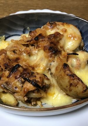 サバ缶とジャガイモのチーズオーブン焼き-レシピのメイン写真