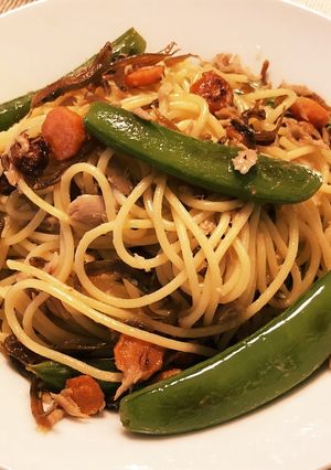 春野菜といかなごのパスタ-レシピのメイン写真