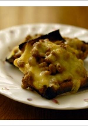 納豆キツネチーズ焼き-レシピのメイン写真