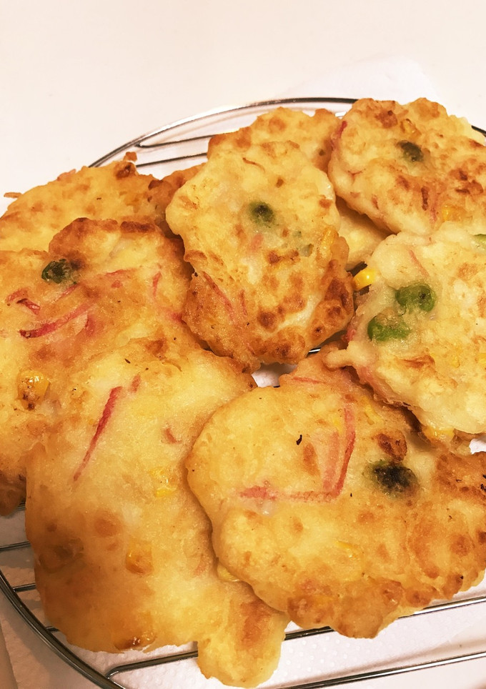 枝豆 紅生姜 コーンのフワフワ揚げ-レシピのメイン写真