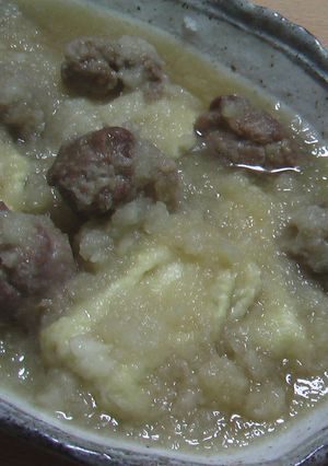 揚げ出し豆腐と豚だんごのたっぷりしぐれ煮-レシピのメイン写真